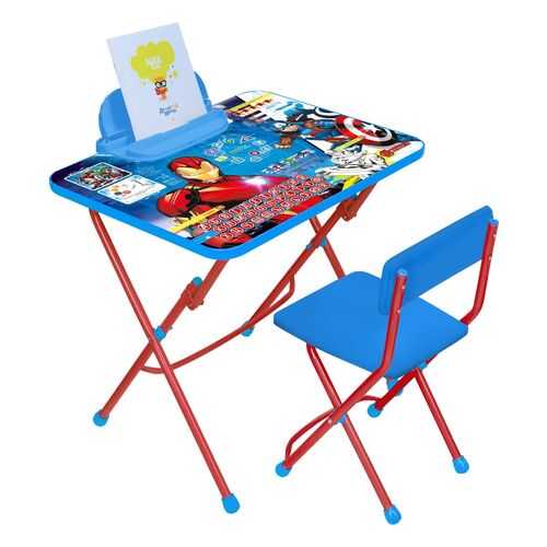 Комплект детской мебели Nika Marvel 3 Команда Мстителей Д3А в Лазурит