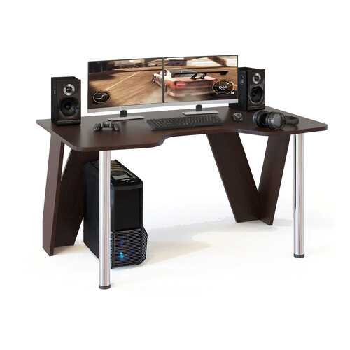 Игровой компьютерный стол Сокол КСТ-116 Венге в Лазурит