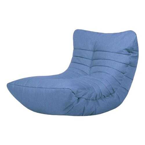 Кресло бескаркасное Папа Пуф Cocoon Chair Blue, размер L, рогожка, синий в Лазурит