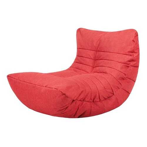 Кресло бескаркасное Папа Пуф Cocoon Chair Red, размер L, рогожка, красный в Лазурит