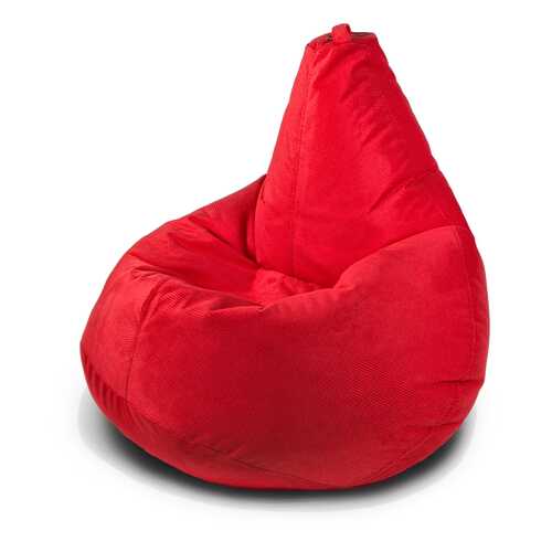 Кресло-мешок груша MyPuff, размер L-Компакт, мебельная ткань, красный в Лазурит