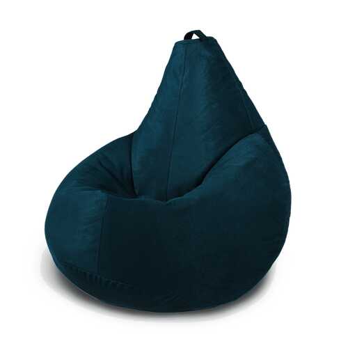 Кресло-мешок груша MyPuff, размер Стандарт, мебельная ткань, морская глубина в Лазурит