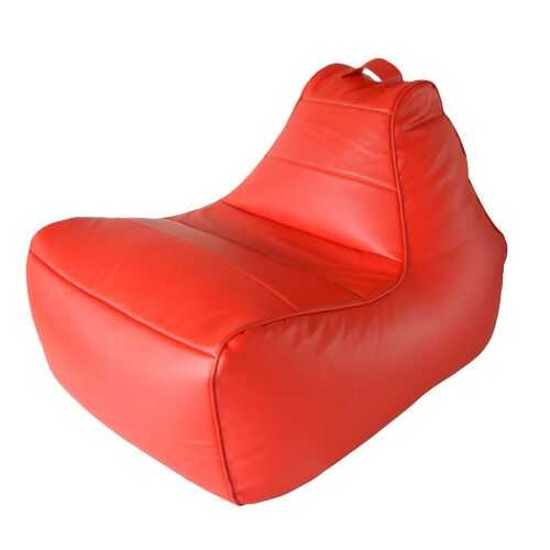 Кресло-мешок Папа Пуф Modern Lounger Red, размер L, экокожа, красный в Лазурит