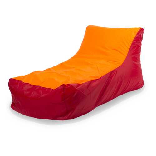 Кресло-мешок ПуффБери Кушетка Оксфорд, размер XXL, оксфорд, красный; оранжевый в Лазурит