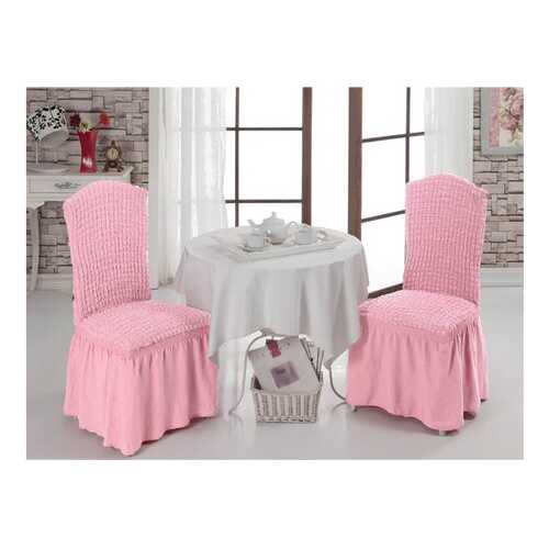 Чехол на стул KARNA Bet светло-розовый в Лазурит
