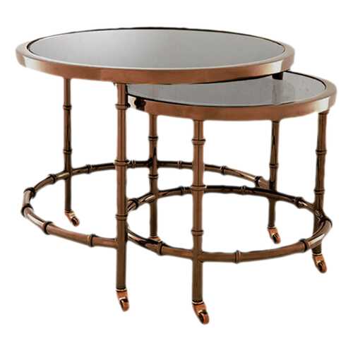 Кофейный столик ROOMERS 44х55х55 см, коричневый в Лазурит