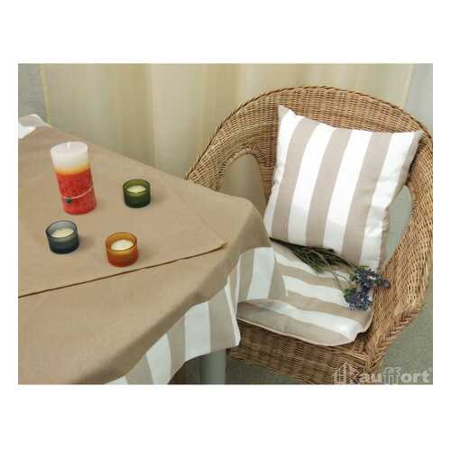 Подушка на стул Krit Цвет: Молоко-Светло-Коричневый (40х40) в Лазурит