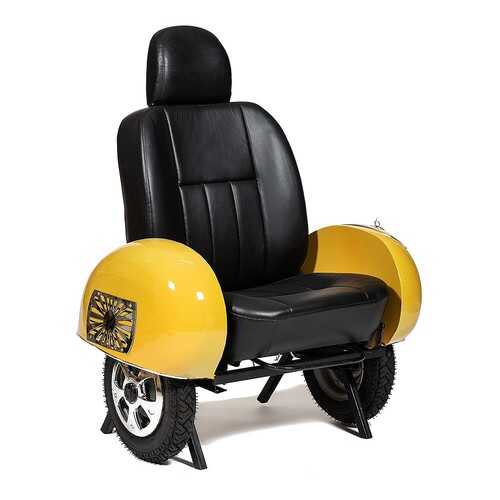 Кресло для гостиной TetChair 110х88х72 см, белый/серый/бежевый в Лазурит