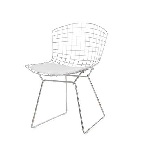 Стул Cosmo Bertoia Side хром в Лазурит